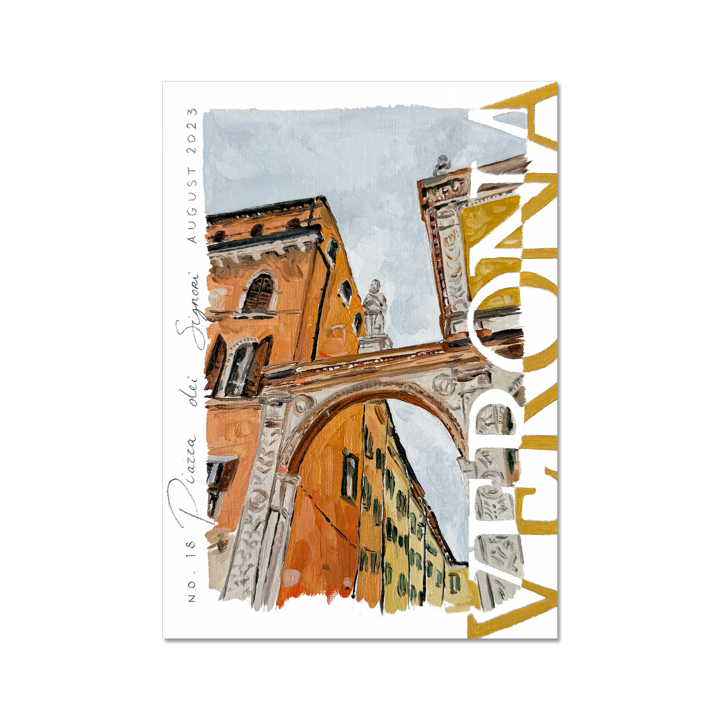 No.  18 - Piazza dei Signori - Verona | Print