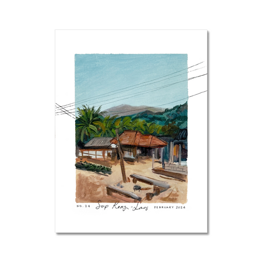 No. 24 - Sop Keng - Laos | Print