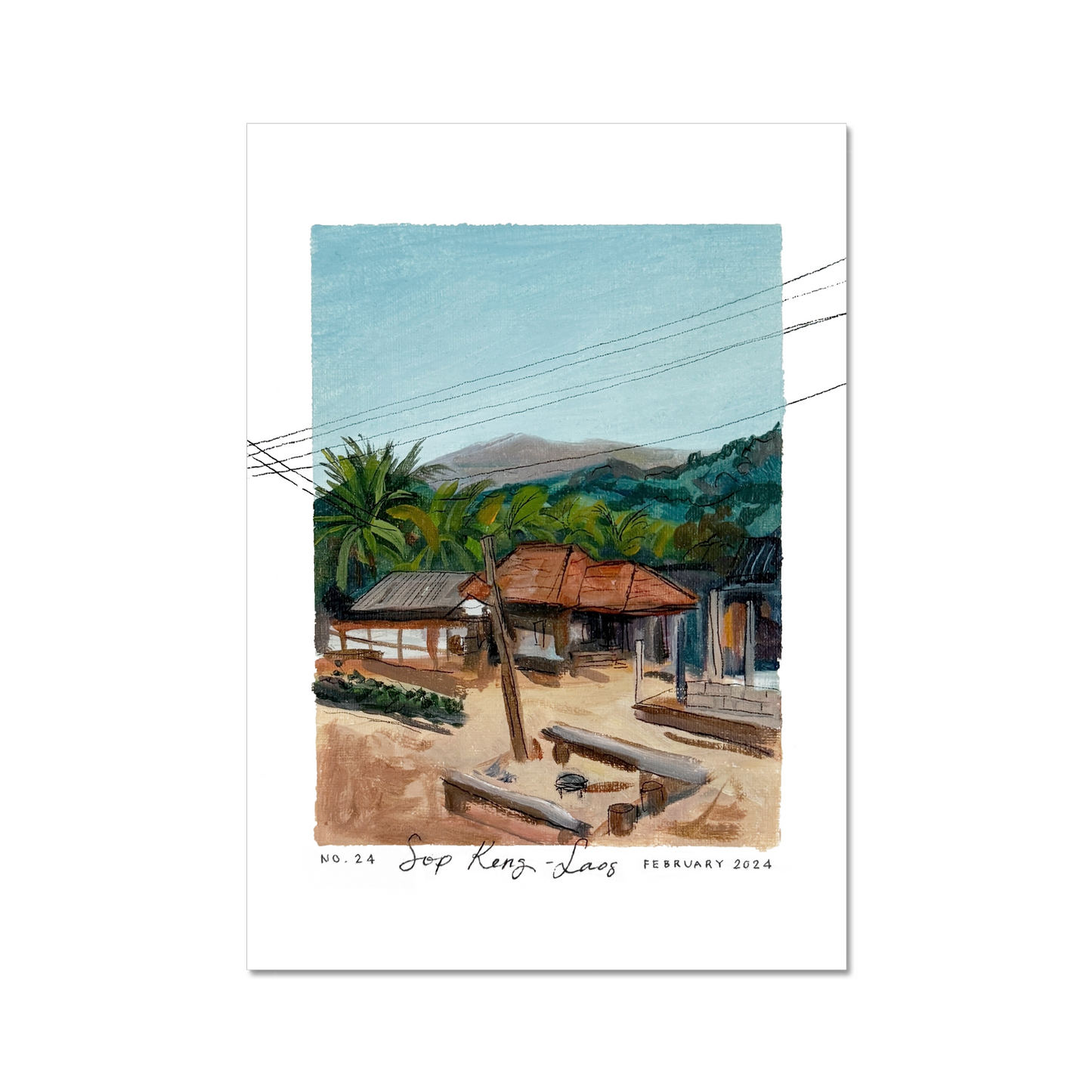 No. 24 - Sop Keng - Laos | Print