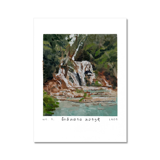 No. 5 - ນ້ຳຕົກຕາດ ກວາງຊີ - Laos | Print